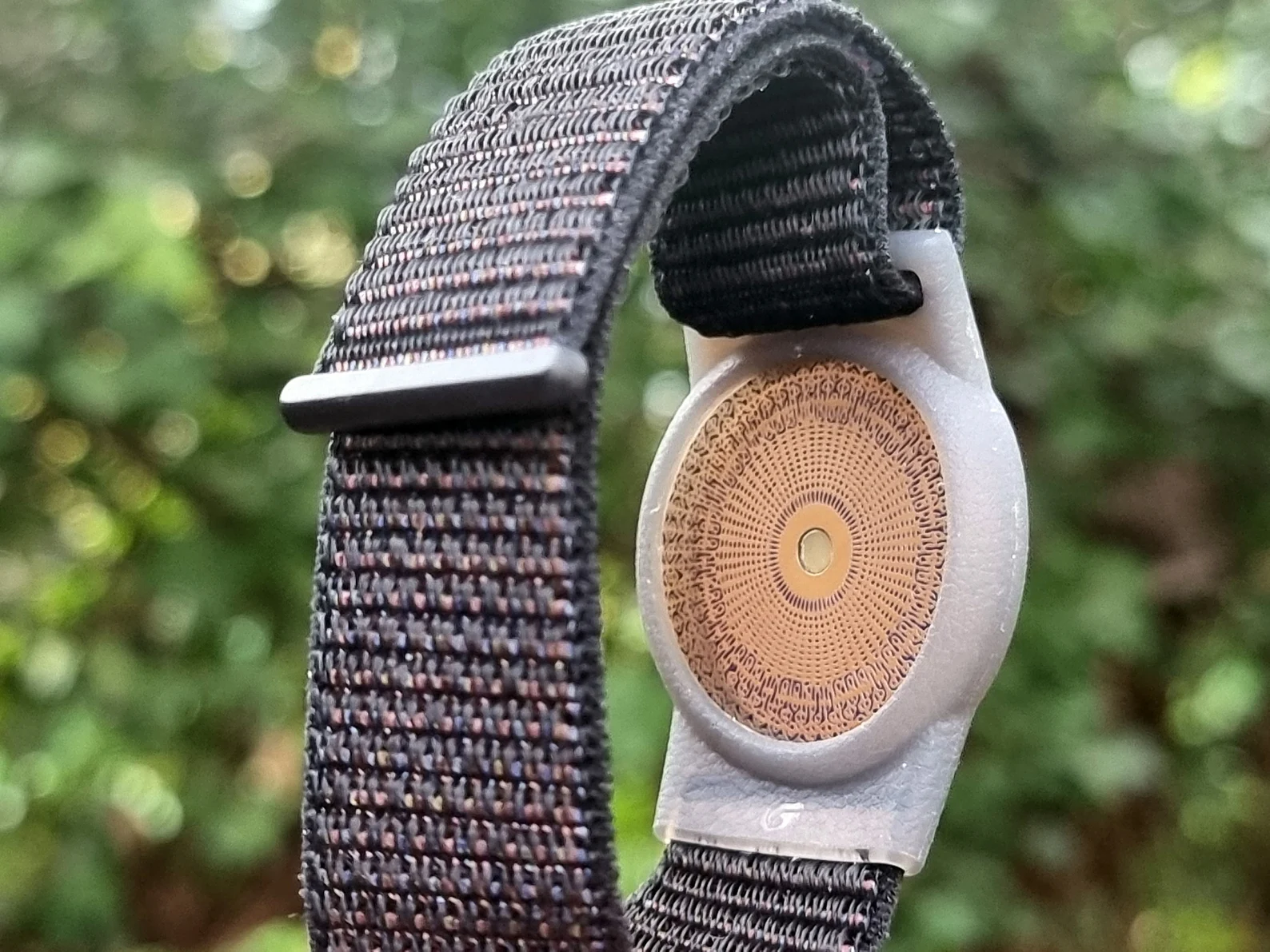 Black Cymatic bracelet 528 hz, Tesla OLOM Antenna - Image 2